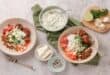 Chicken frikkadel bowl with full-cream yoghurt