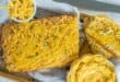 Freshly baked cheesy corn and mielie meal bread