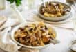 Umami mushroom rigatoni with crème fraîche