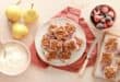 Treat the kids to pear and berry frozen yoghurt bars