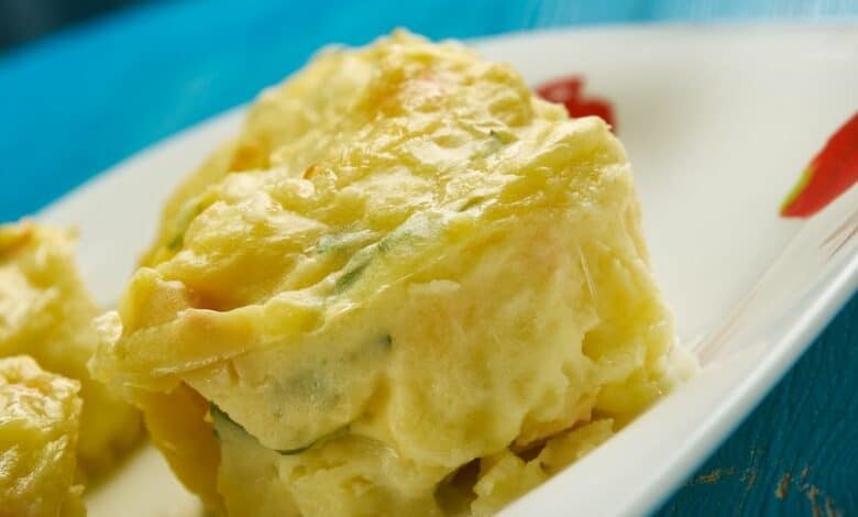 Leftover mashed potato puffs