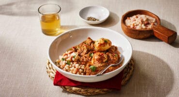 Egg and ox liver curry with samp and beans recipe