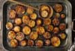 Stewed sweet potatoes with orange zest