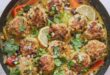 Coconut curry pork meatballs with fresh ginger
