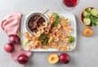 Grilled prawns with spicy plum and lime dipping sauce