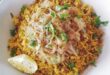 Fragrant lentil and rice biryani made in minutes