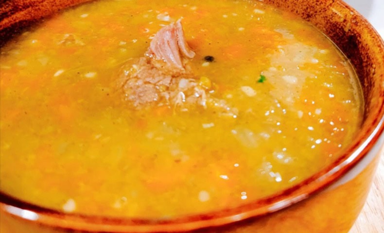 Traditional split pea and vegetable soup with beef or lamb | Network News