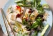 Silken tofu with coconut, chilli and fresh herbs