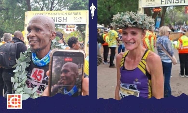 Loskop Marathon: Charles Jiyane claims historic sixth title as Irvette van Zyl defends crown [videos]