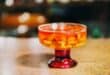 Boozy, jewel-coloured tropical fruit cup