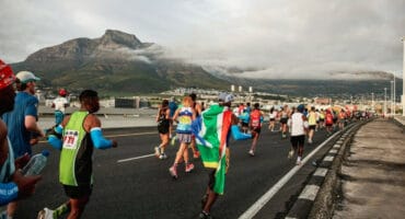 Runners in Cape Town