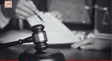 A gavel used in court