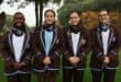 Four school girls