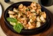 Garlic butter prawns with lemon and herbs recipe