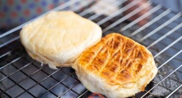 Traditional Roosterkoek straight from the braai