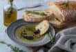 Homemade olive oil bread recipe for two golden loaves