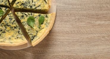 Meat-free Monday: spinach pie with a buttery crust