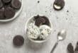 Amasi and cookies ice cream with condensed milk