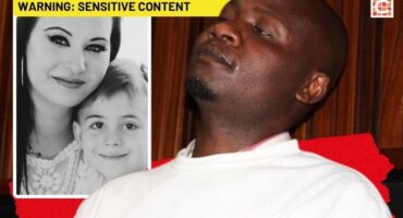 Pardon Danhire in the witness box testifying in Alberton's double-murder case. Photo: Sylvester Raraza. Inset: Nadine Terblanche and her son Ruandré Vorster. Photo: Supplied