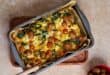 Frikkadel frittata with spinach, feta and baby tomatoes