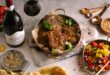 Curried lamb chops with peach and tomato sambal recipe