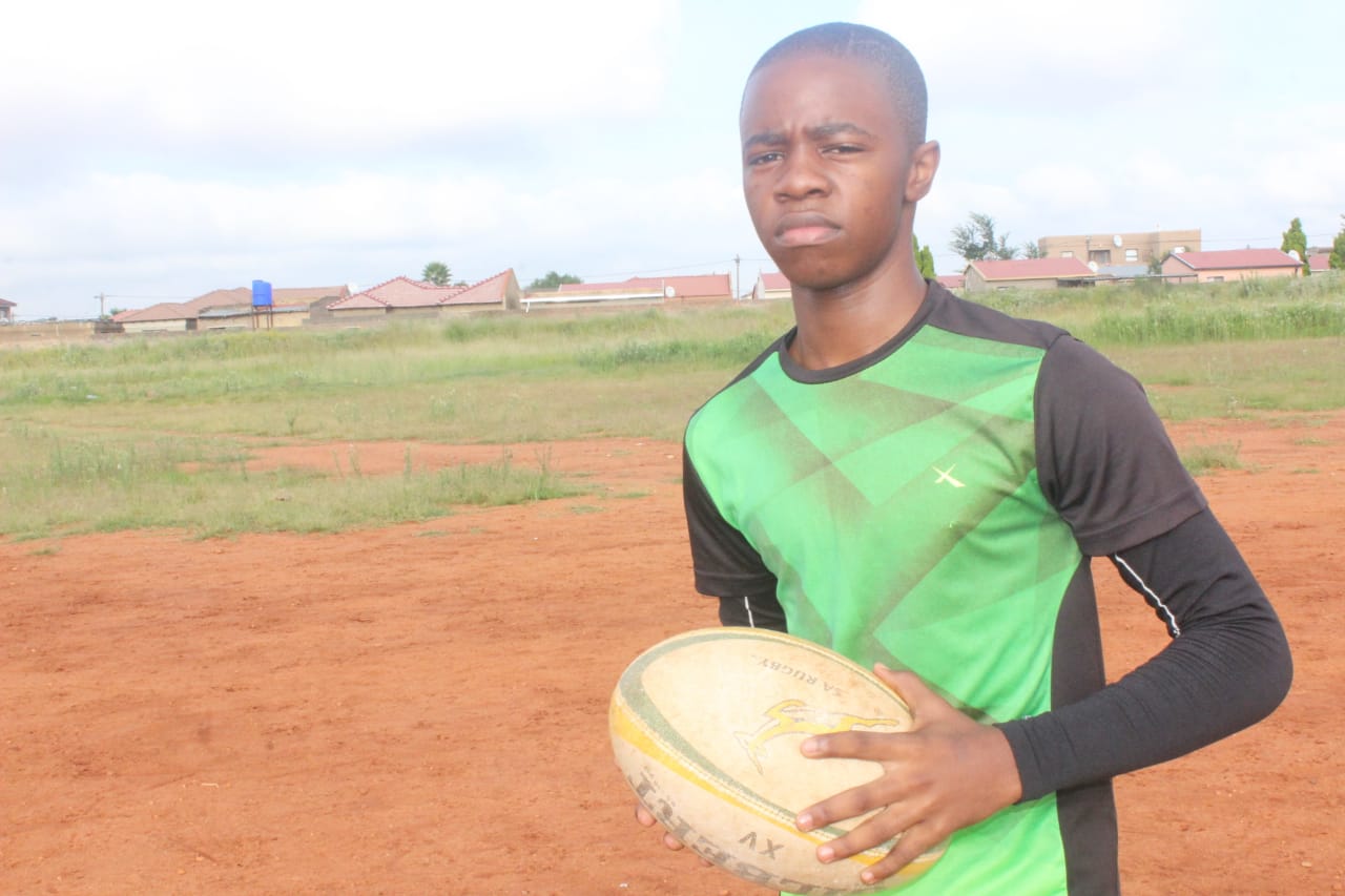 Mandlakayise Zwane determined to a rugby player Soweto Urban