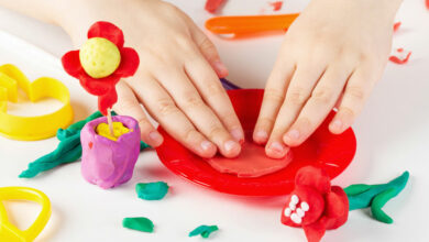 Help your child make homemade playdough