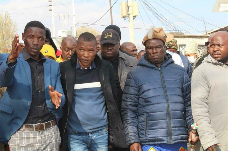 Joburg mayor visits hostel during protest Soweto Urban