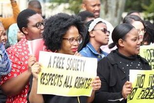 This walk called to protect human rights and religious freedom.