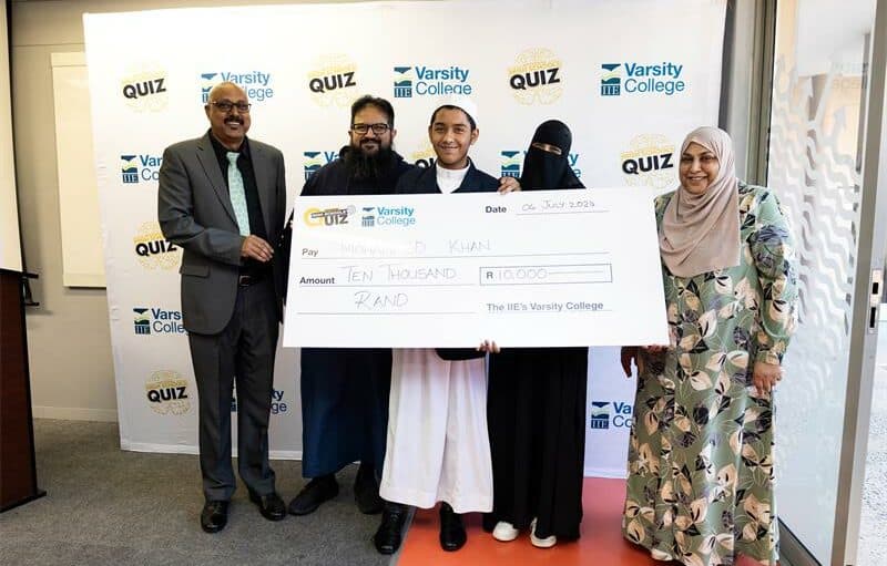 The quiz is open to Grade 11 learners nationwide and has R100 000 in cash and prizes.