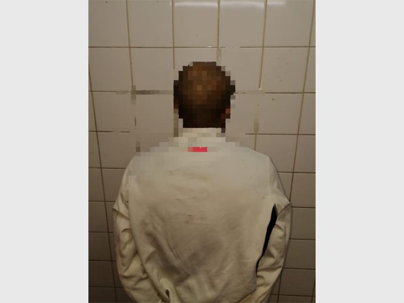 Two men were apprehended, one after being a wanted suspect and one after fleeing during a patrol.