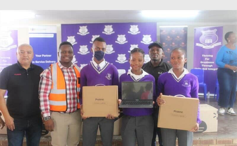 Through this annual initiative across various SA municipalities, the two schools received resources that will improve their information and communication technology (ICT) labs.