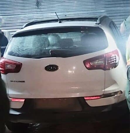 A 20-year-old suspect was arrested for murder and possession of a stolen vehicle.