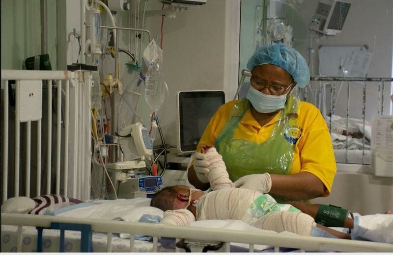 The paediatric burns unit at Bara Hospital is currently the only children’s burns treatment centre outside of the Red Cross Children’s Hospital in Cape Town.
