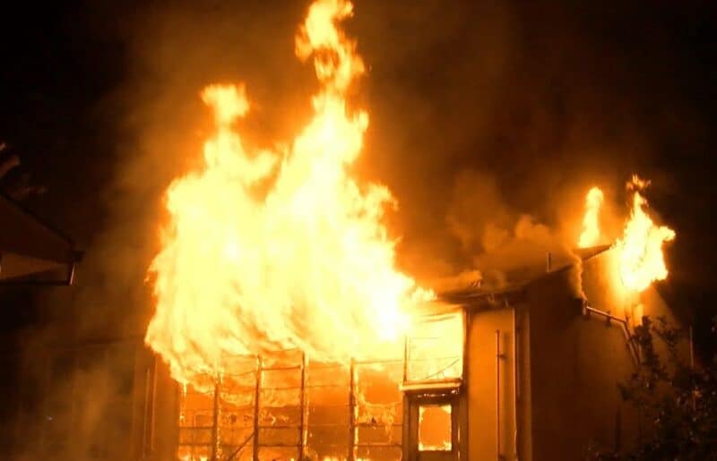 Authorities suspect arson, and the Department of Education is scrambling to ensure learning continues with minimal disruption.