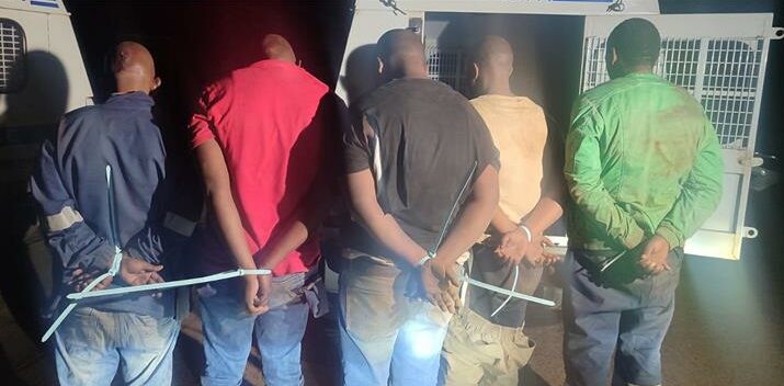 A swift police response led to the arrest of five suspects following a cash-in-transit (CIT) robbery in Ekangala, Tshwane. Police recovered a getaway vehicle and over 100 rounds of ammunition, with the search ongoing for other individuals involved in the May 4 incident.