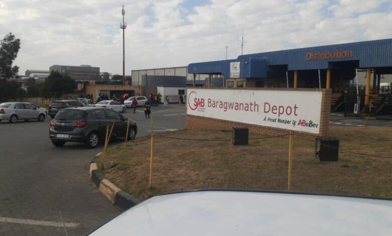 Depot workers were evacuated as part of an emergency drill, while the cause of the fire remains unknown.