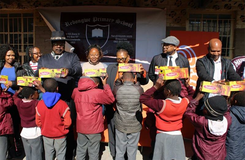 Clinix marked its 13th anniversary by donating school shoes to 42 pupils at Rebongwe Primary School in Meadowlands, many of whom come from child-headed households and low-income families.