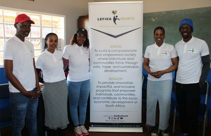 Learners at Mochochonono Primary School in Moletsane received brand-new school shoes, thanks to Lefika Hearts and Samaritan’s Feet’s Walk With Pride initiative, supporting 40 children in need.