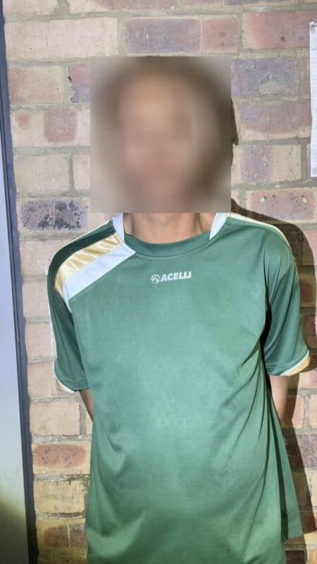 Police arrest 41-year-old after gruesome discovery in family yard.