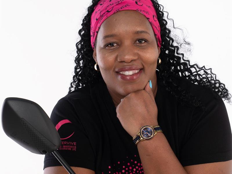 Breast cancer survivor Sheldene Masondo from Rockville, Soweto, celebrates nine years in remission and encourages women to prioritise regular screenings during Breast Cancer Awareness Month.