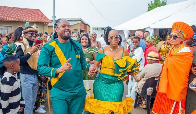 What began as a fleeting connection during a 2009 wedding rehearsal became a lifelong bond, as Lucky and Nombulelo Thusi said ‘I do’ in Soweto.