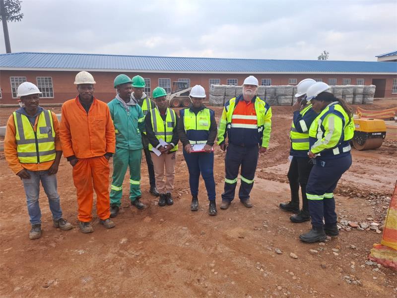 The Department of Infrastructure Development confirms steady progress at Nancefield Primary in Eldorado Park, with completion targeted for December 2025.