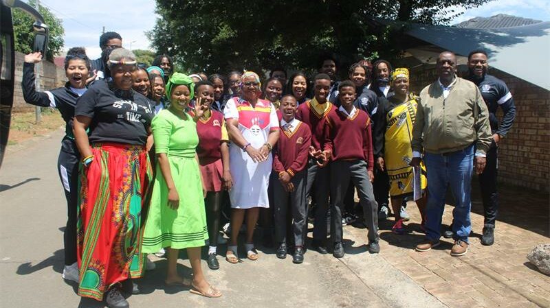 Veritas College learners from Georgia, USA, toured historic sites in Soweto during a cultural exchange hosted by the Phaphama Initiative and marked their visit with a meaningful donation to Emshukantambo Secondary School.