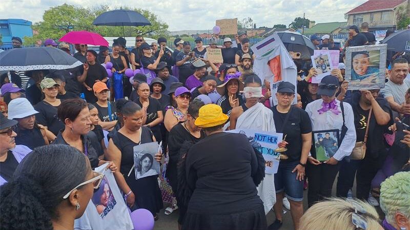 Families of victims, community leaders and organisations united in a potent march against GBV in Eldorado Park.