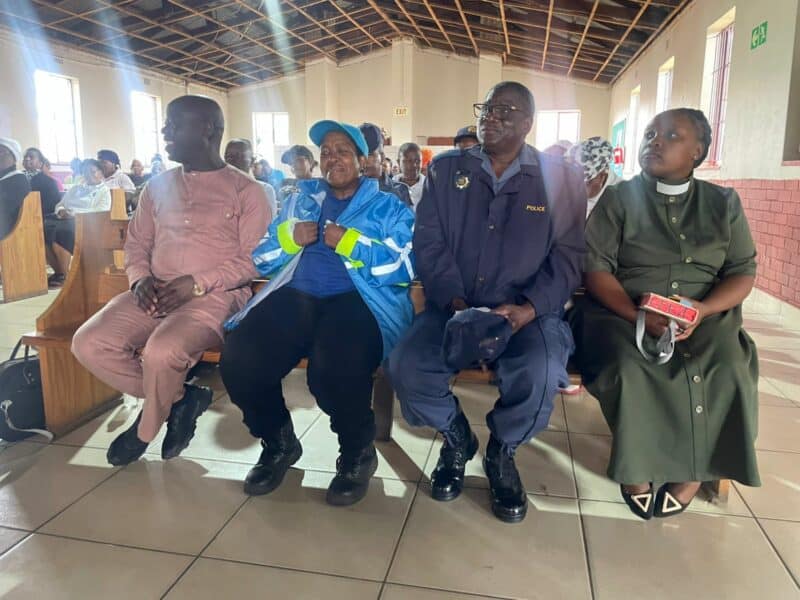 The Lutheran Church, in partnership with Divine Intervention and other stakeholders, gathered to pray and raise awareness as the country enters the 16 Days of Activism campaign, calling for an end to gender-based violence (GBV) and crime in the community.