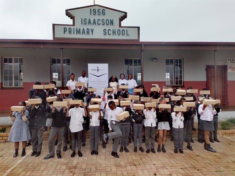 The organisation reached yet another milestone, donating over 75 brand-new pairs of school shoes and socks to children.
