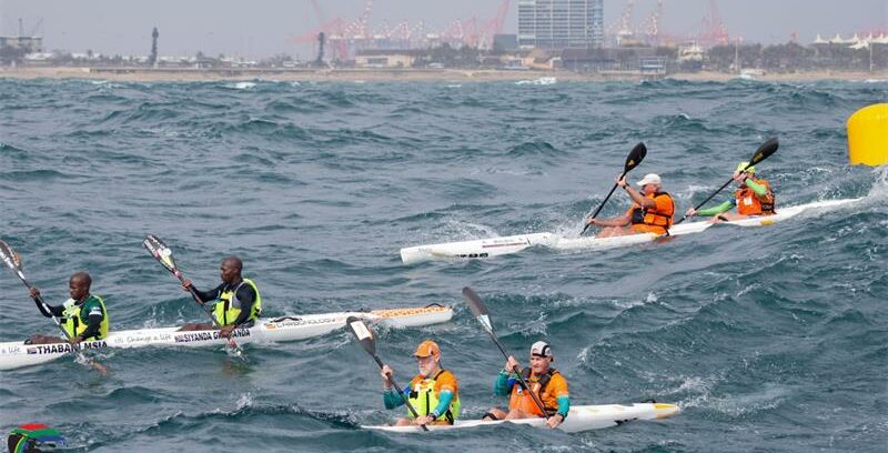 Soweto’s young paddlers braved fierce winds and rolling waves as they took on top international athletes at the ICF Canoe Ocean Racing World Championships in Durban.