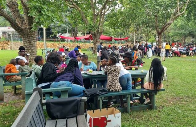 Approximately 200 persons with disabilities joined the programme for the educational and recreational outing.