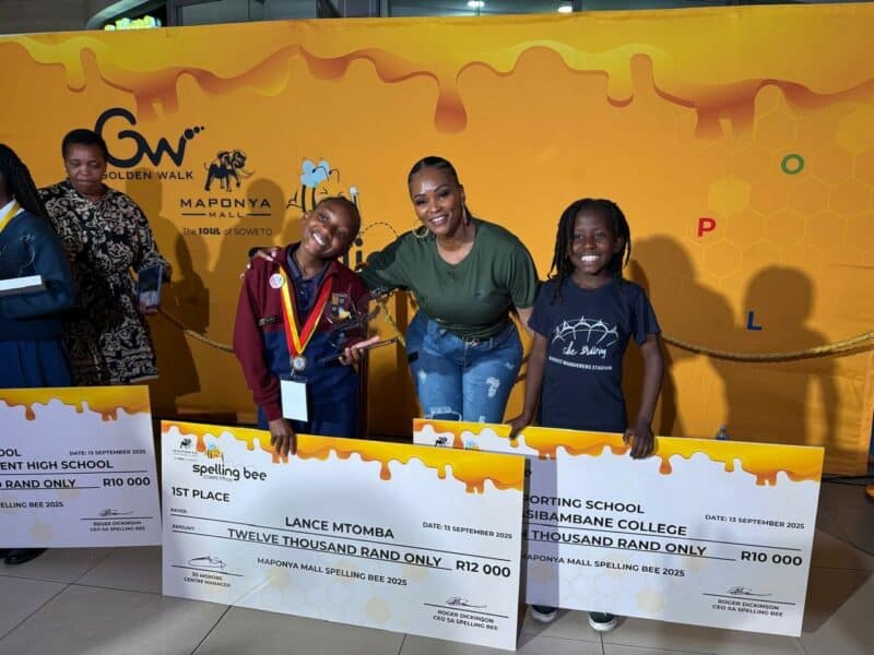 Spelling Bee Finals = Golden Walk and Maponya Mall